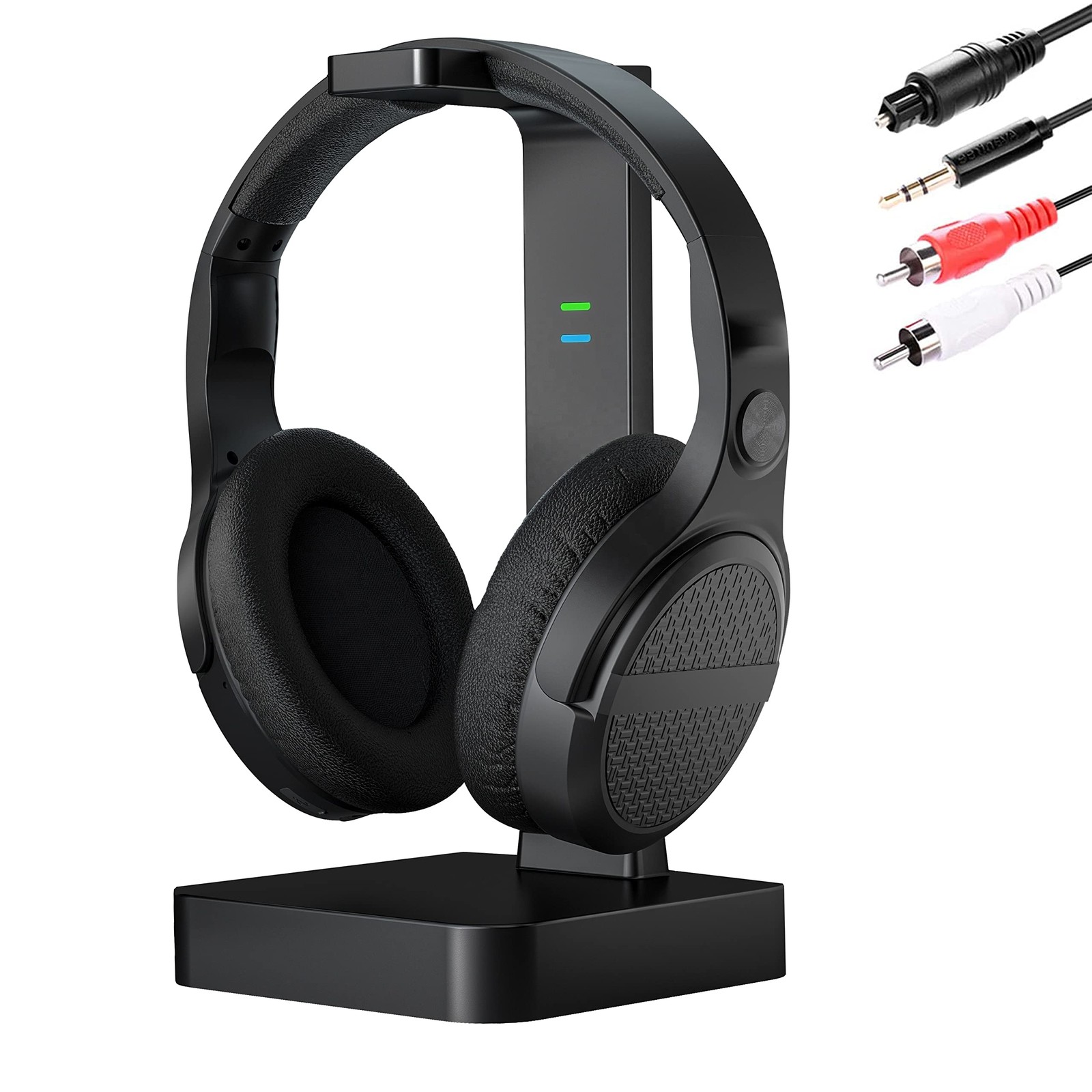 Wireless Headphones For Tv Watching With Digital Optical Rca 2.4 Ghz Rf Transmit