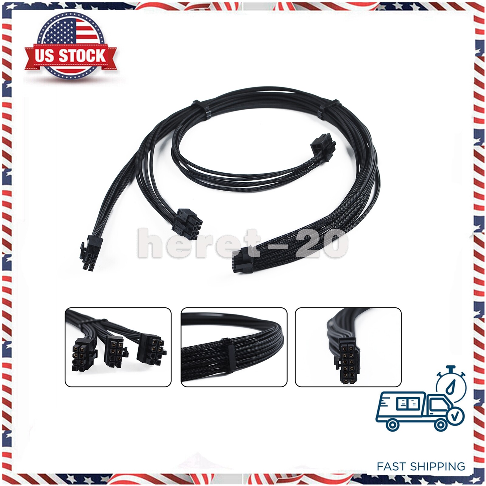 Mini 16 Pin to 3x8Pin GPU POwer Cable For RTX 4090 Corsair RM850 AX760I 860 1200