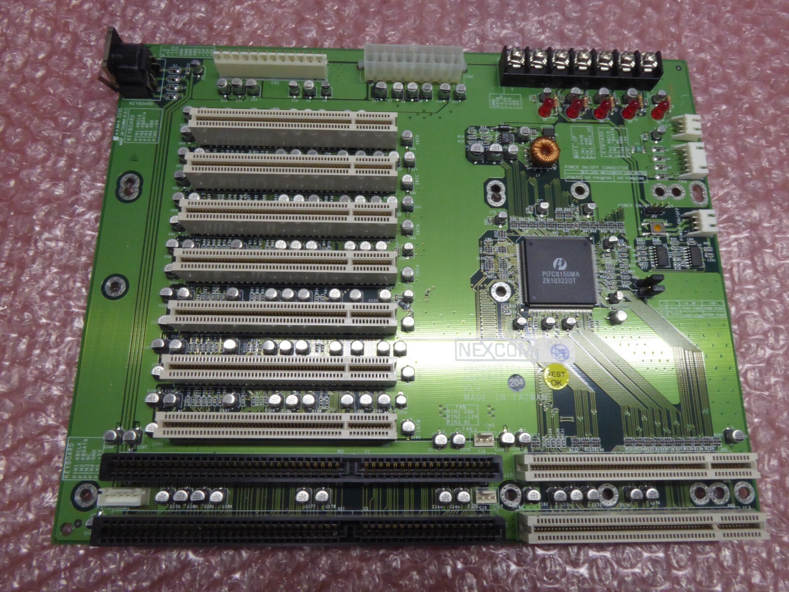 NEXCOM NBP0807 INDUSTRIAL MOTHERBOARD 4BN00807C1 ISA + PCI BACKPLANE MTT WG1005