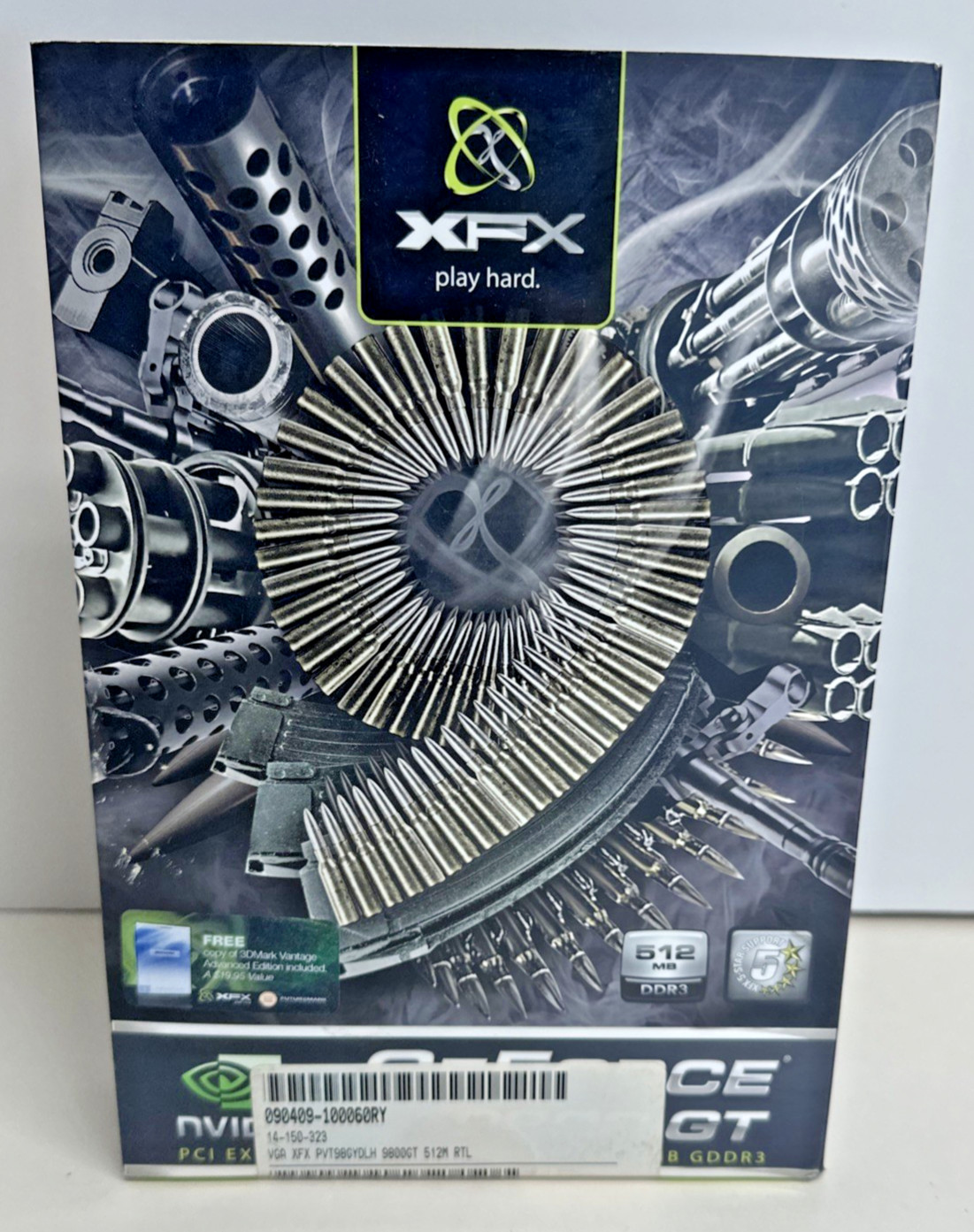 XFX GeForce 9800 GT 512MB GDDR3 PCI-E Video Card PV-T98G-YDLH SEALED NIB