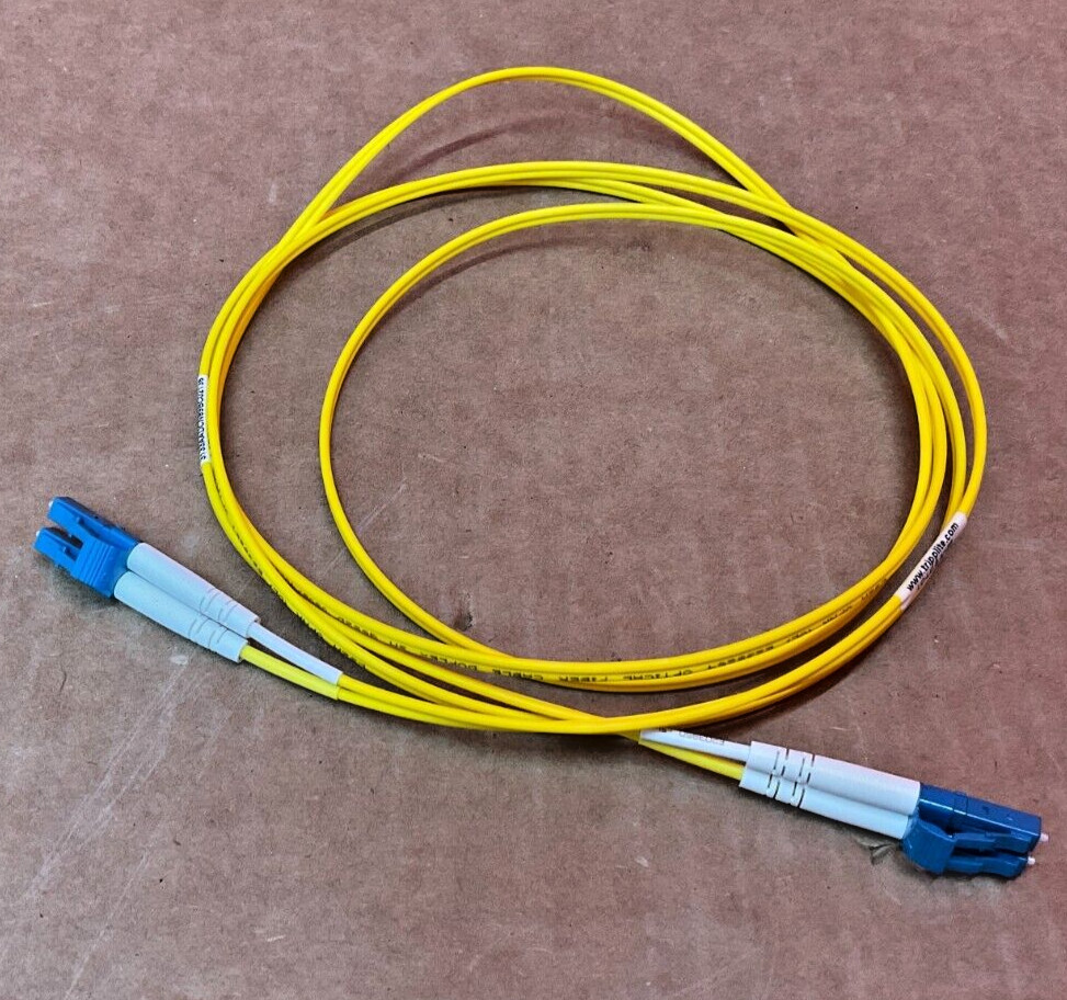 Tripp Lite Single Mode LC LC Duplex Fiber Patch Cable 2 meters N370-02M ✅❤️️✅❤️️