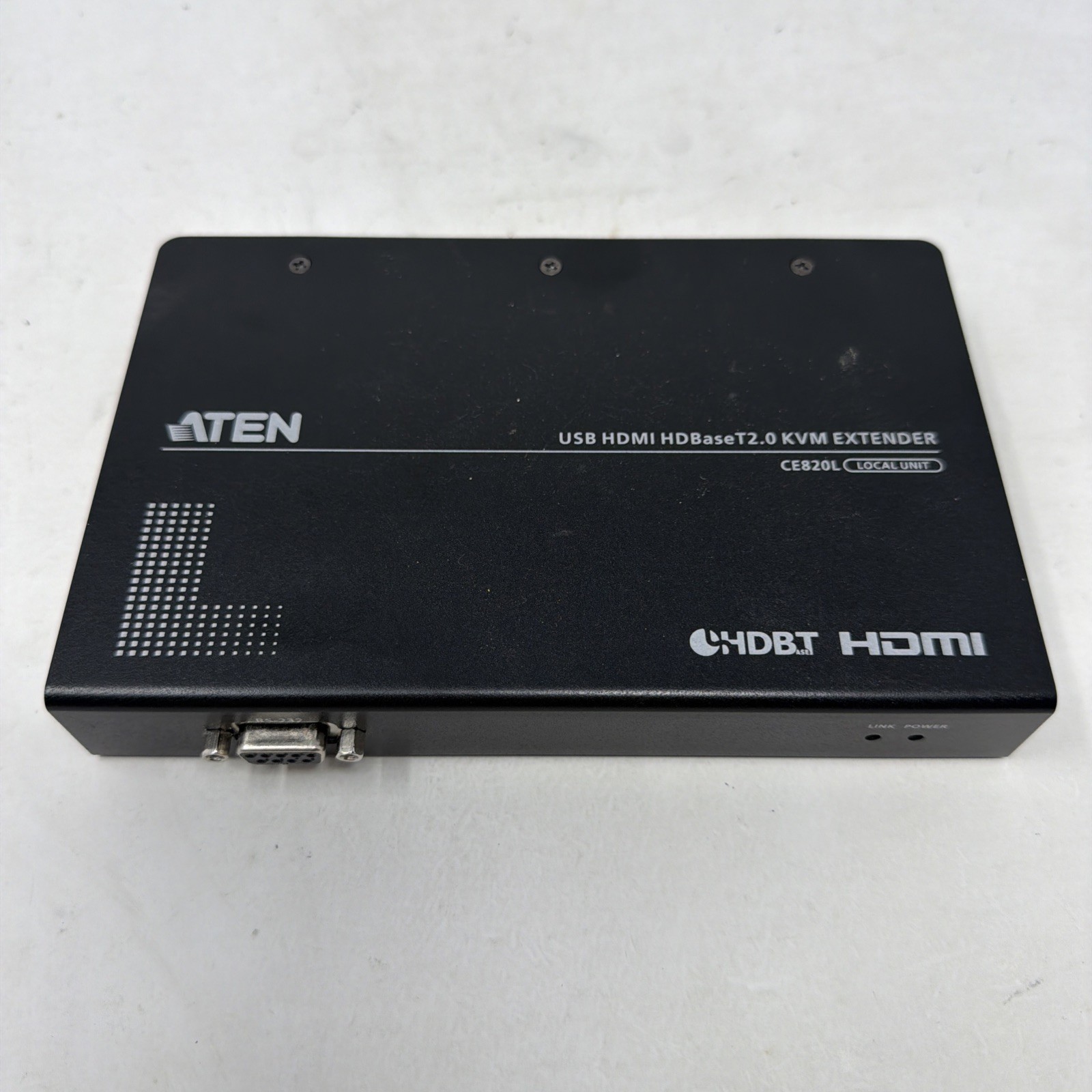 ATEN CE820L USB HDMI HDBASET 2.0 KVM EXTENDER LOCAL UNIT UNTESTED SEE PICS