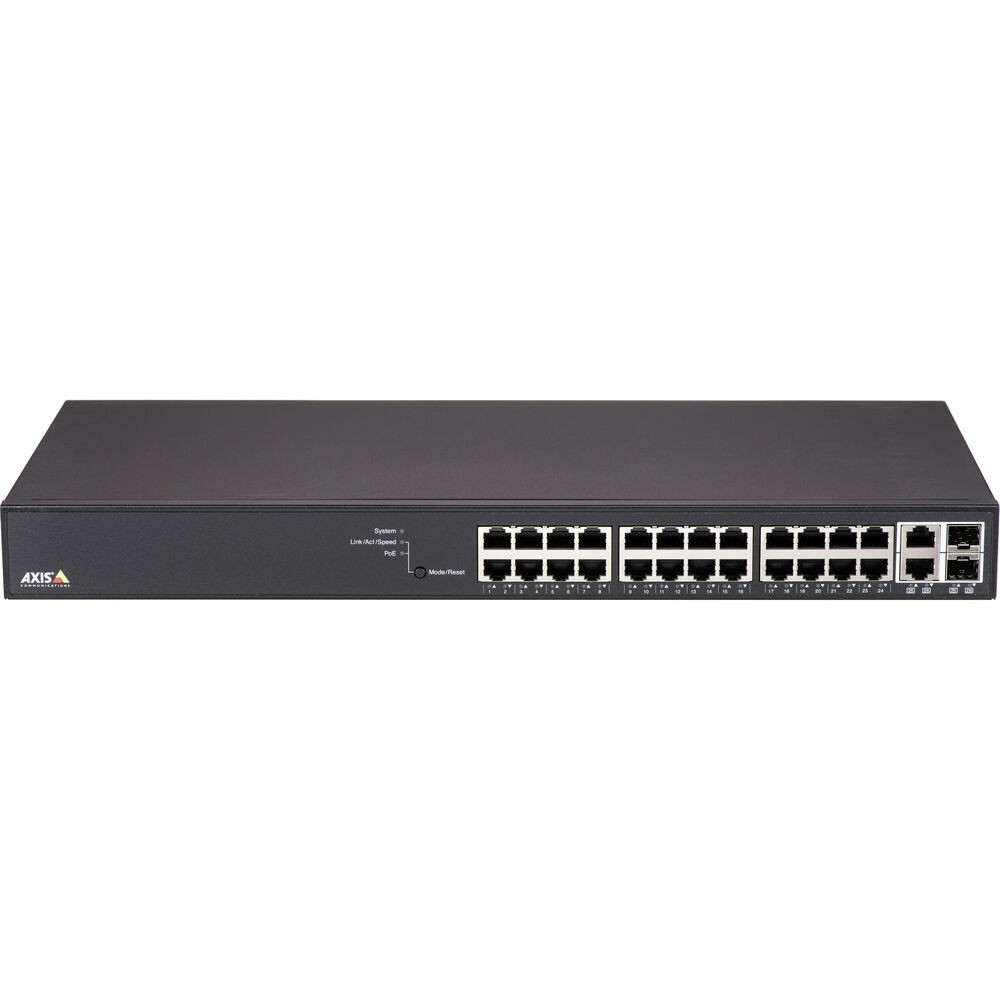 Axis T8524 PoE+ Managed Network Ethernet Switch 24 Port CCTV Camera Surveillance