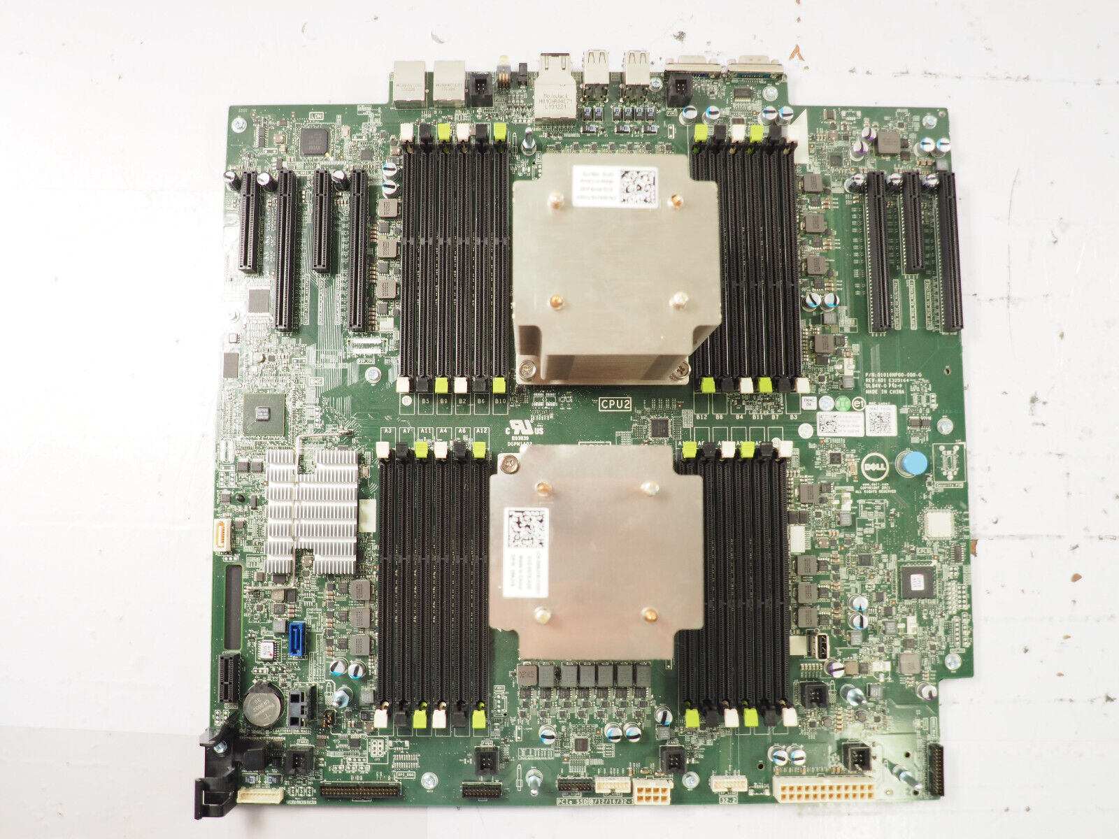 Dell PowerEdge T620 3GCPM Server Motherboard, w/ 2x Heatsink, NO CPU