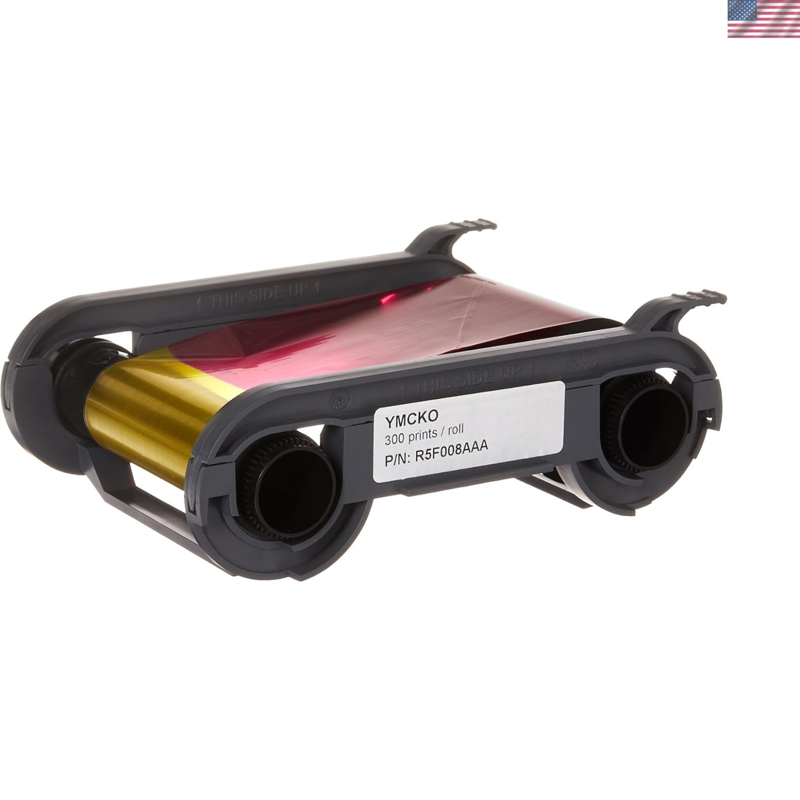 1 Roll YMCKO 300 Print Color Ribbon for High-Quality Primacy Card Printing