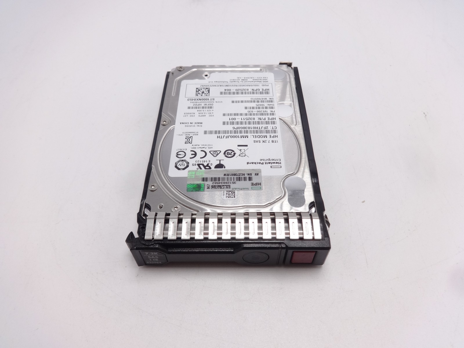 Hpe 832984-001 1TB 12G 7.2K SAS 2.5" Hard Drive 832514-B21