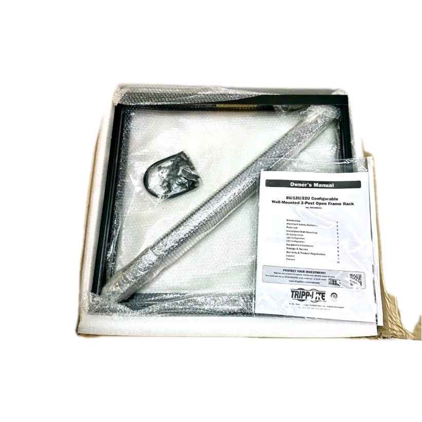 TRIPP LITE DATA CENTER SRWO8U22 8U 12U 22U 2 Post Open Frame Rack Cabinet NEW