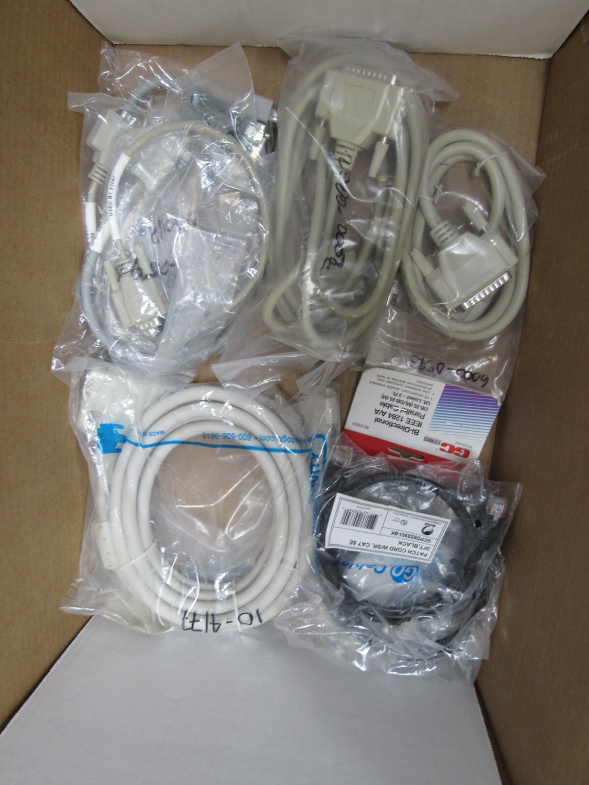 Lot of 86 Various Cables Cords Connectors PC Computer Systems AV BNC
