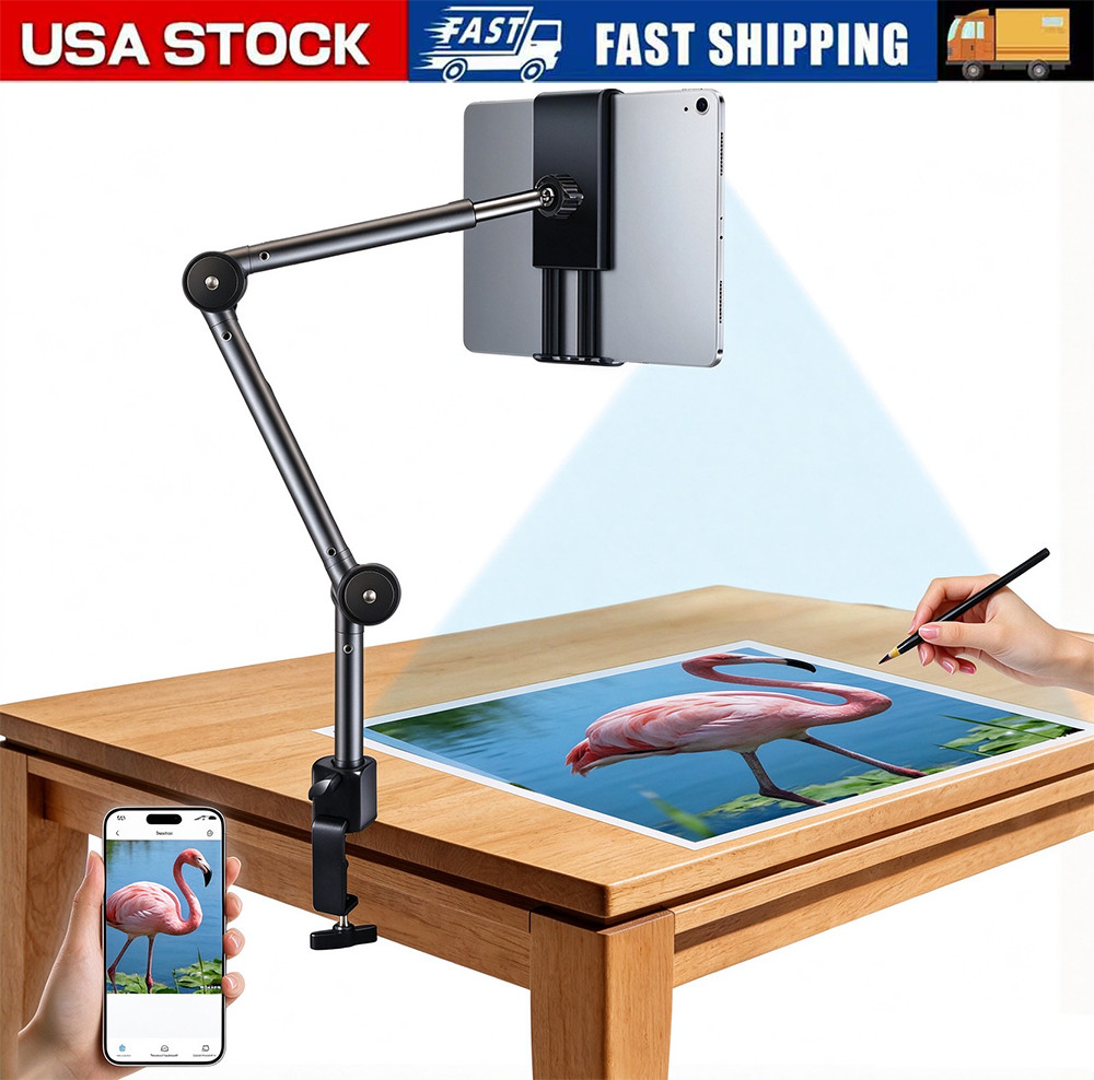 Long Arm Tablet Stand Phone Holder Lazy Bed Desk Mount For Universal tablet Pad