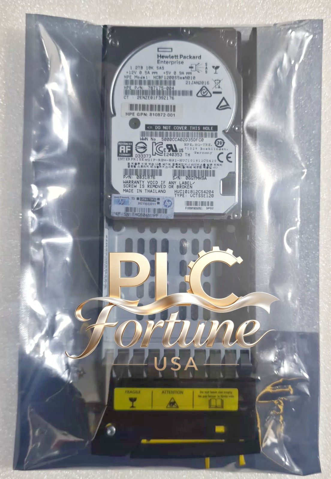 New HPE 810759-001 1.2TB 3PAR 8000 10K 2.5" K2P93A P03798-001 840459-001 HDD