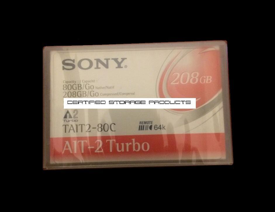NEW SONY AIT-2 TAIT2-80C 64k MIC Turbo 80/208GB Data Tape Cartridge AIT TAIT280C