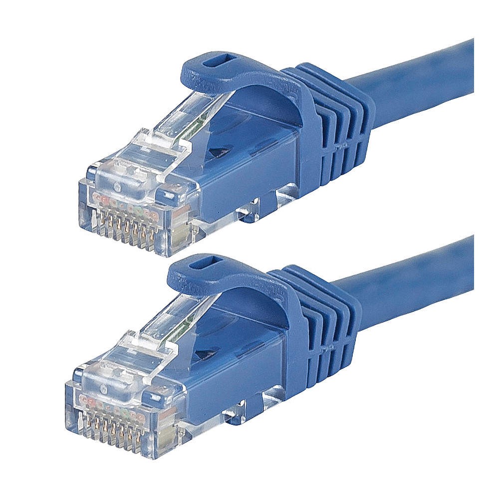 MONOPRICE 9792 Patch Cord,Cat 6,Flexboot,Blue,14 ft. 38F991