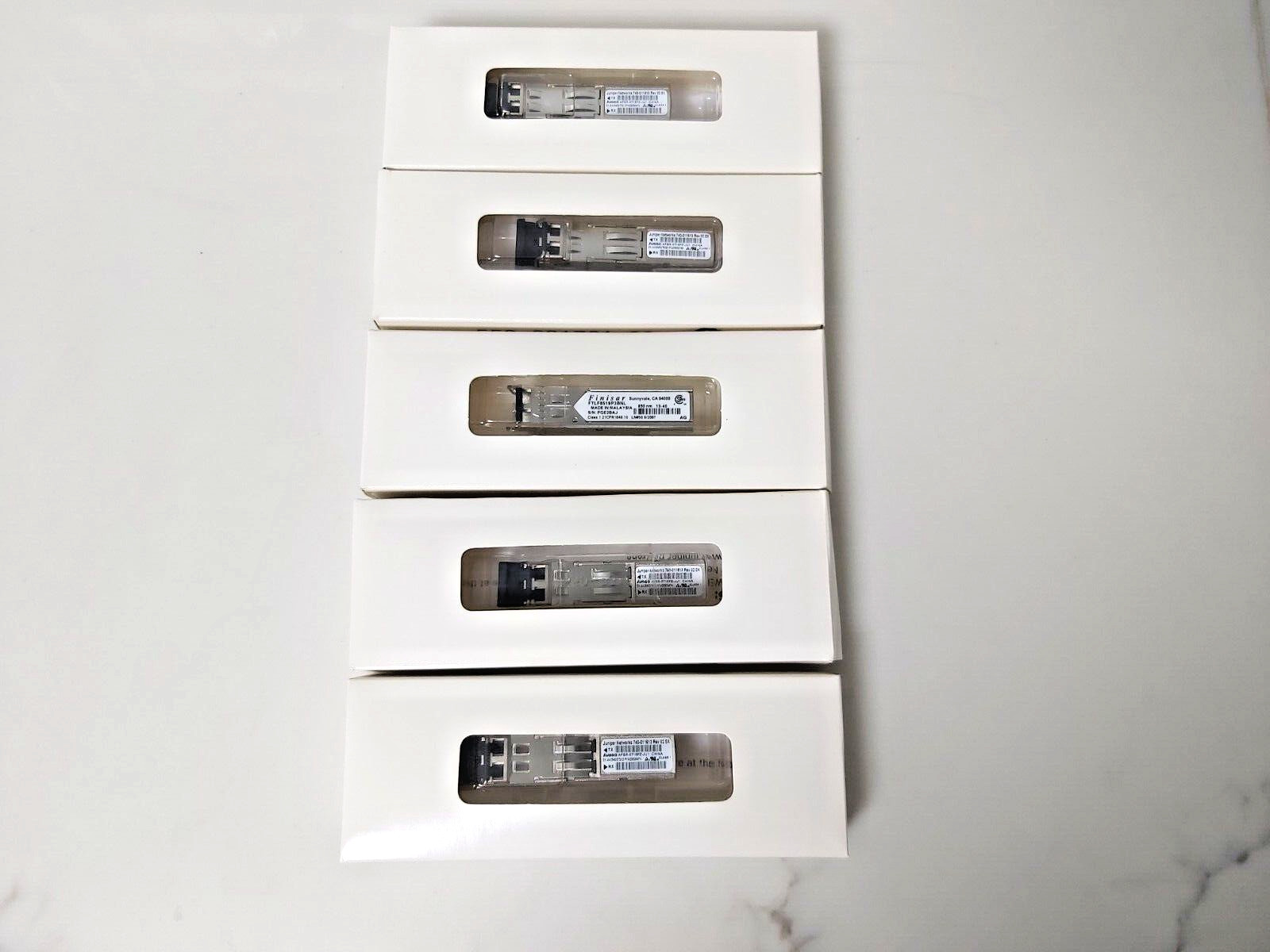 5PCS Juniper Finisar EX-SFP-1GE-SX/FTLF8519P3BNL 1000BASE  SFP Multimode Module