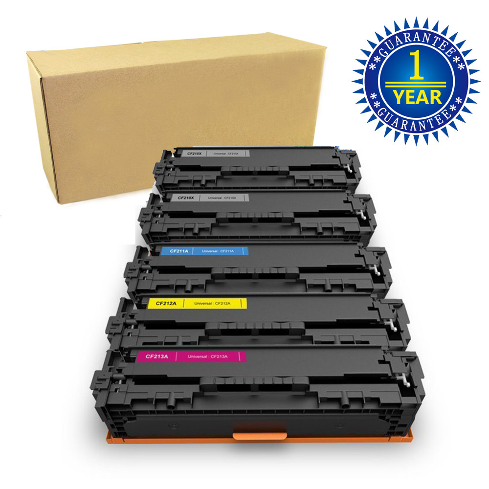 5 PK For HP Laserjet pro 200 m251nw Toner Cartridge Set CF210A - CF213A 131A MFP