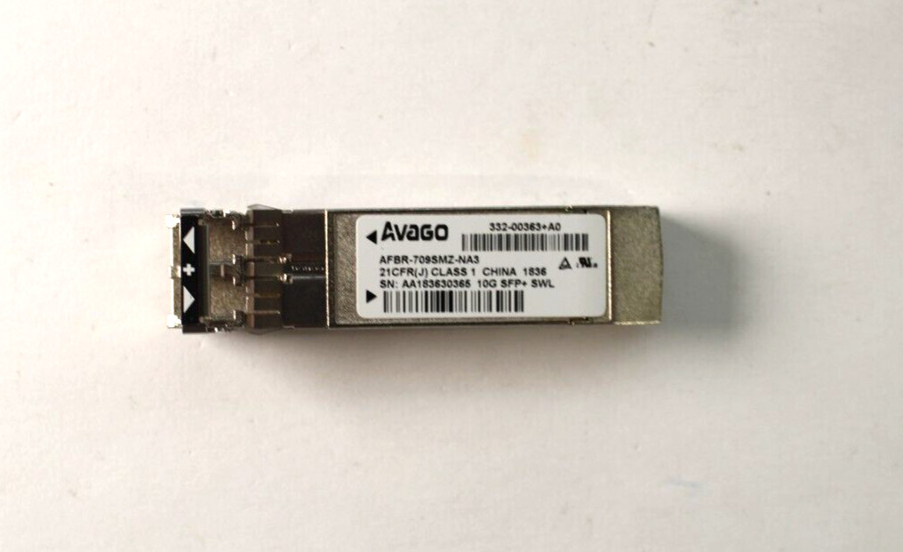 Avago AFBR-709SMZ-NA3 10GBASE-SR/SW 10Gb SFP+ SR 850nm Optical Transceiver
