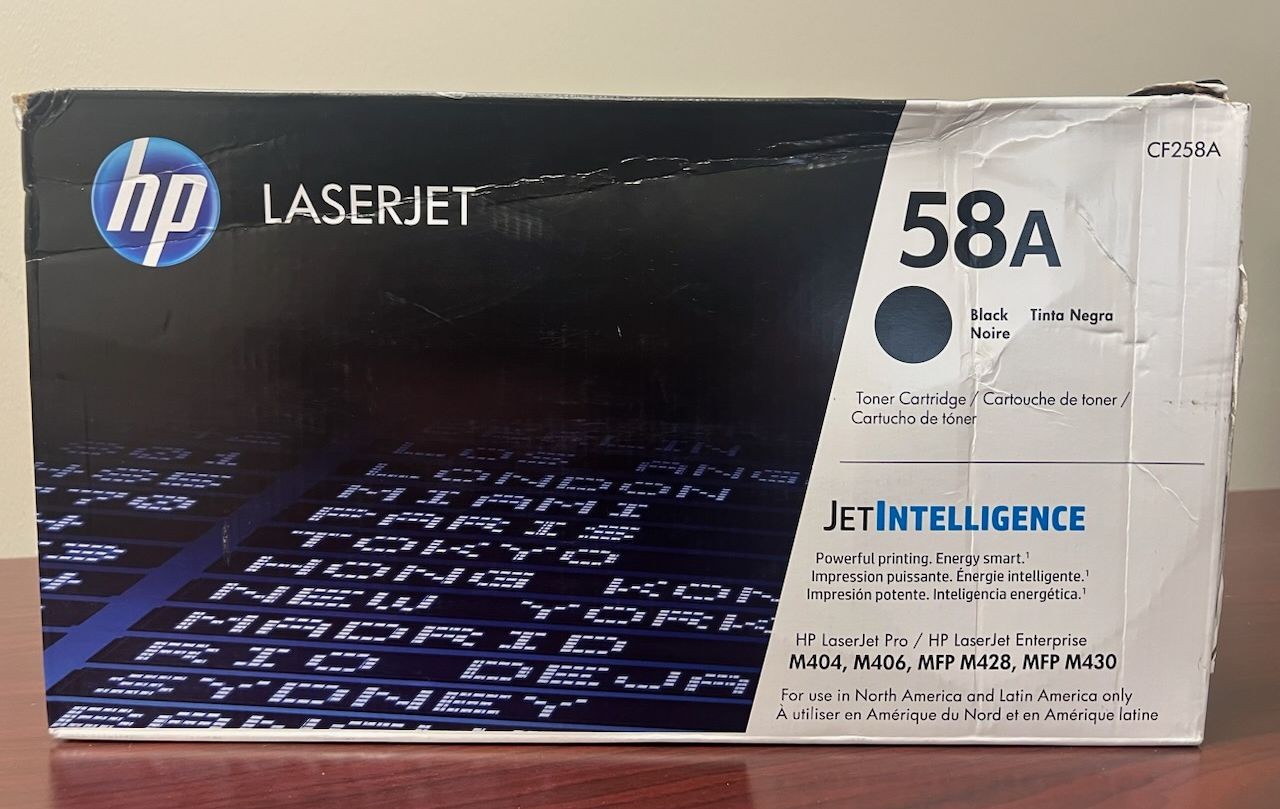 HP 58A M404 M428 M430 Toner Cartridge CF258A - NOB Genuine
