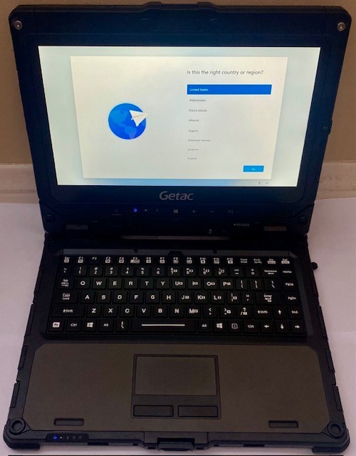 Getac K120 Touchscreen Rugged Laptop i7-8650U 1.90GHz 16GB 512GB SSD 12.5" FHD