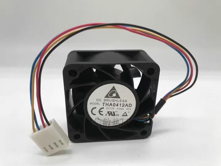 Delta 4020 THA0412AD DC12V 0.60A 4-wire axial flow large air volume cooling fan
