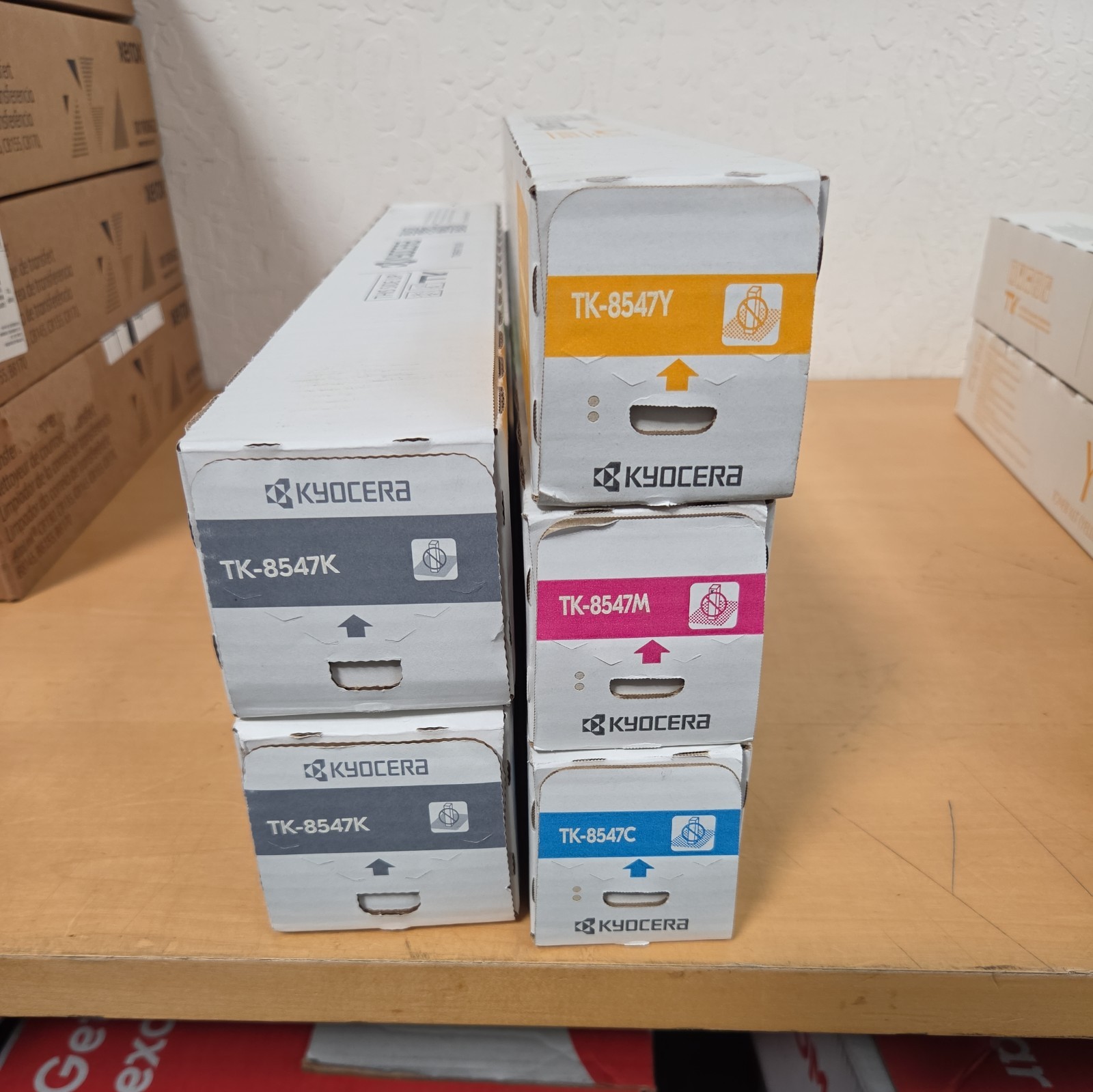 Kyocera TK-8547 Complete Toner Set Yellow Magenta Cyan Black