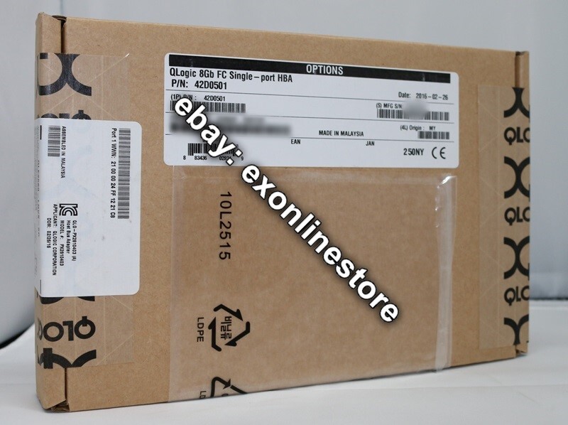 42D0501 - QLogic 8GB FC Single-port HBA