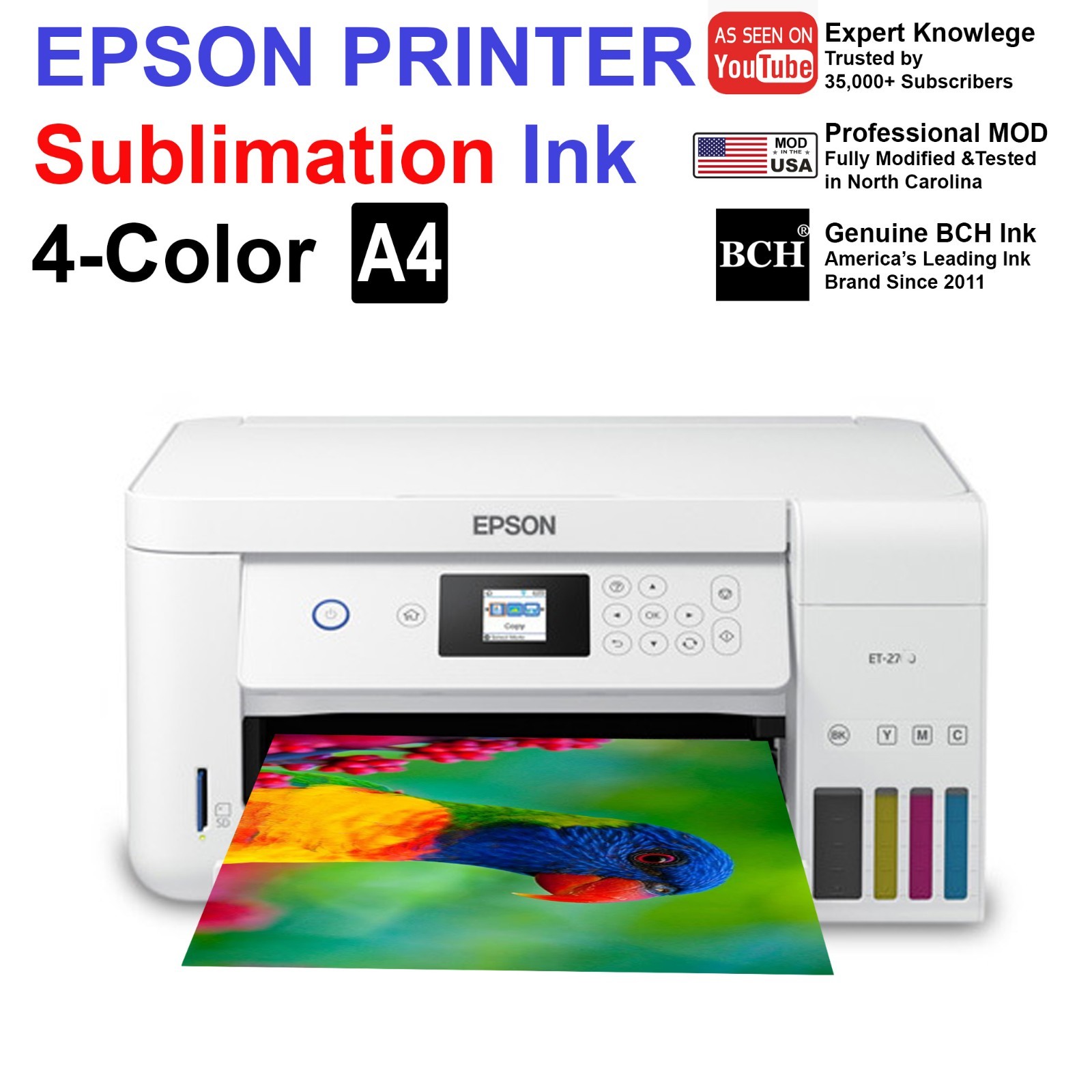 Epson EcoTank ST-C2100 Sublimation Printer – Converted & Tested