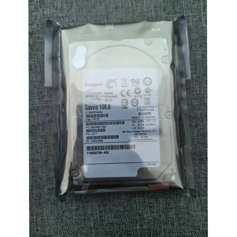 EMC 005049295 005049951 V3-2S10-900 V4-2S10-900 VNX 900GB 10K 2.5" SAS HDD