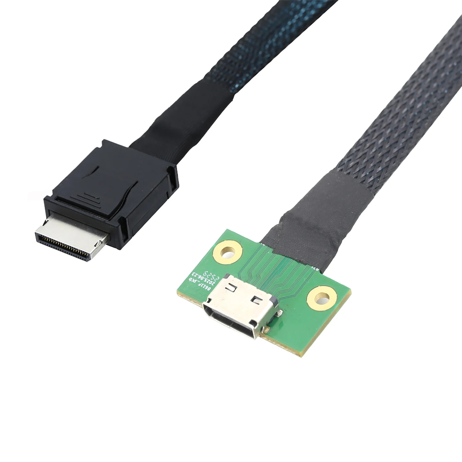 OcuLink PCIe SFF8611 4i male to OcuLink SFF-8612 4I female SSD Data Active Cable
