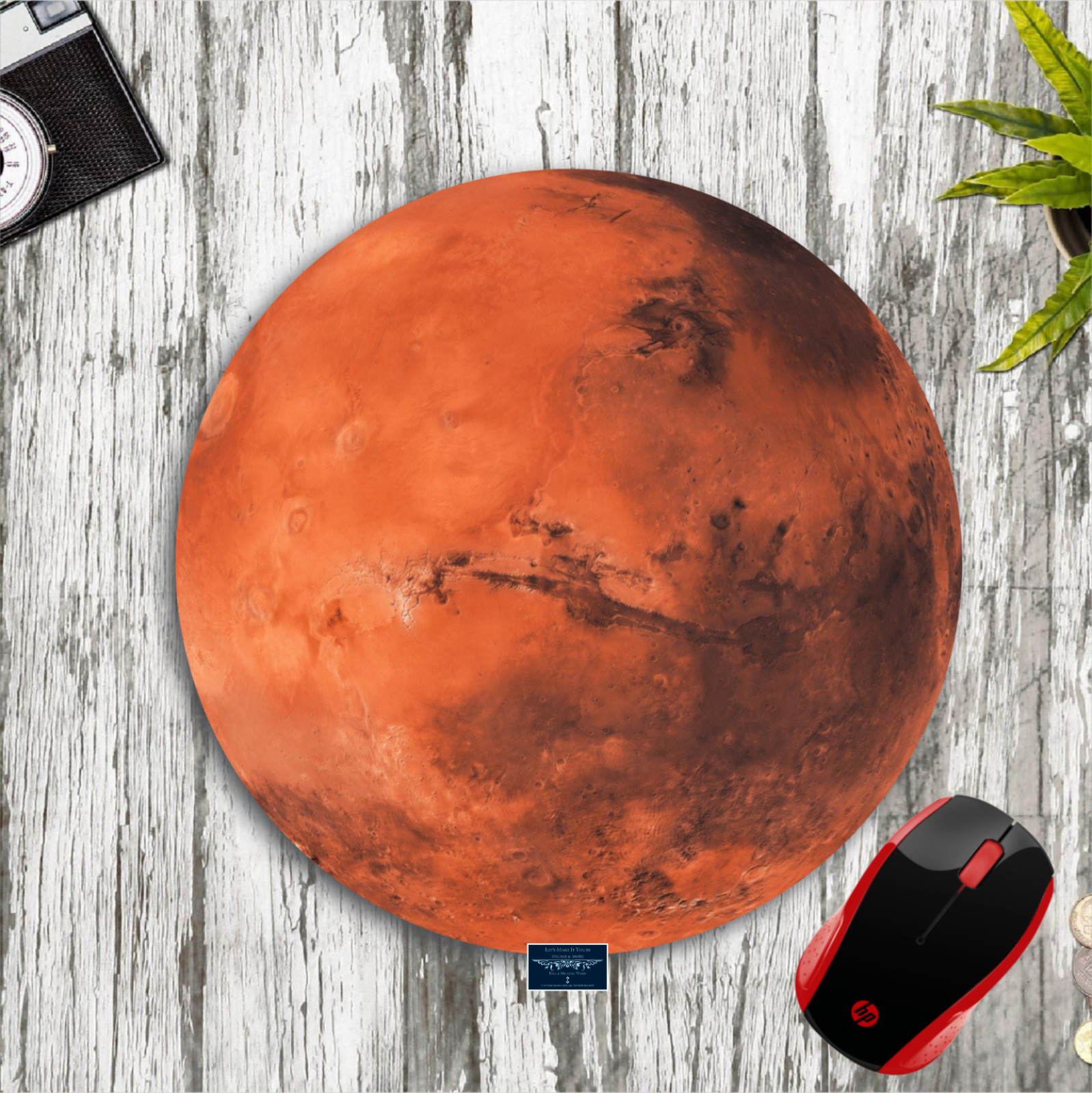 MARS PLANET SOLAR SYSTEM ART CUSTOM MOUSE PAD DESK MAT HOME SCHOOL OFFICE GIFT