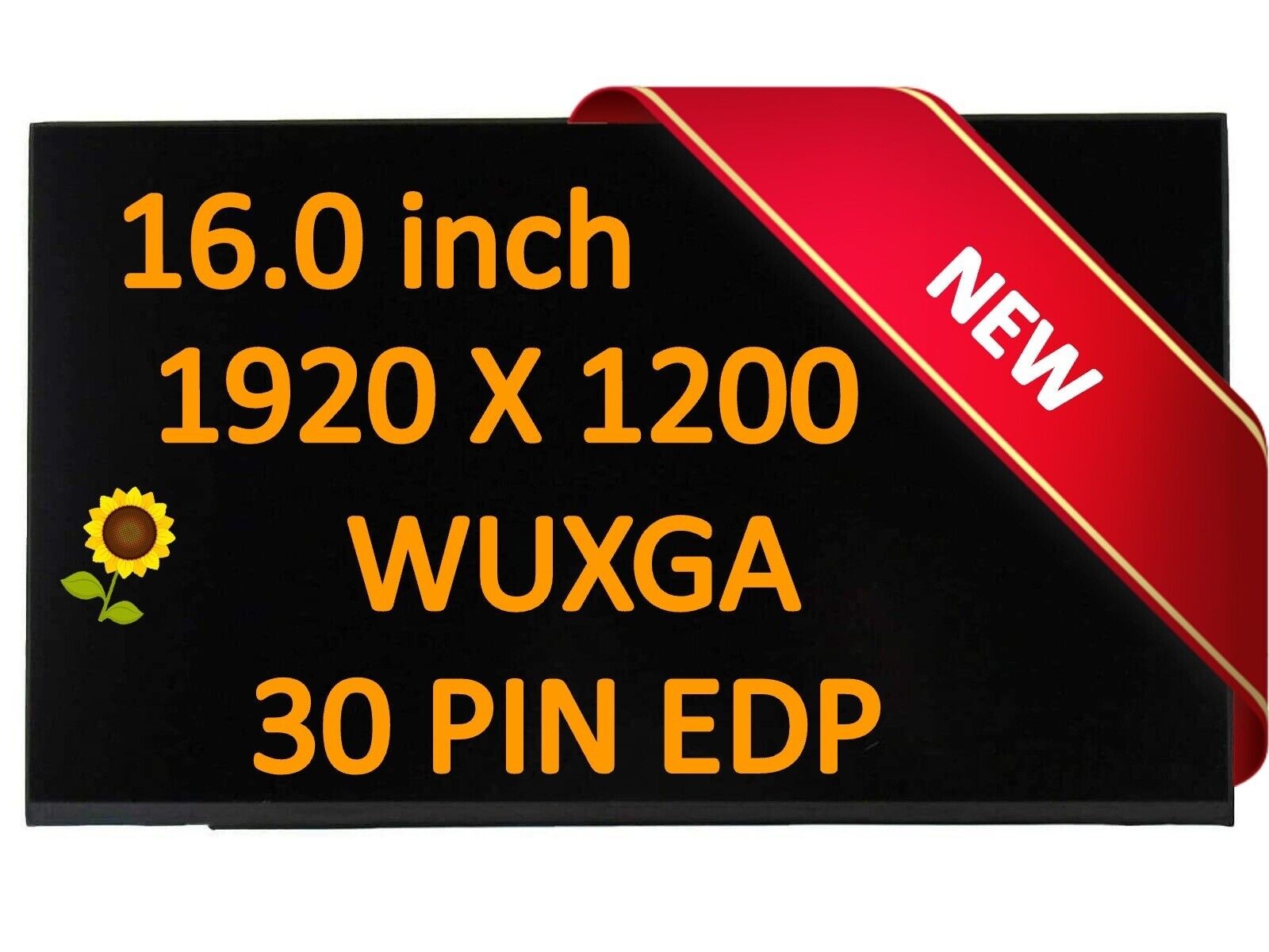 B160UAN04.4 16.0" 1920x1200 WUXGA 30 Pin EDP Laptop LCD Screen Non Touch Matte
