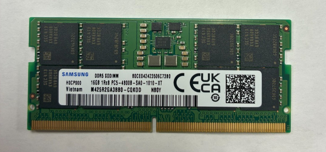 OEM Samsung HP DDR5 16GB 1RX8 PC5-4800B  Laptop Memory M49871-981