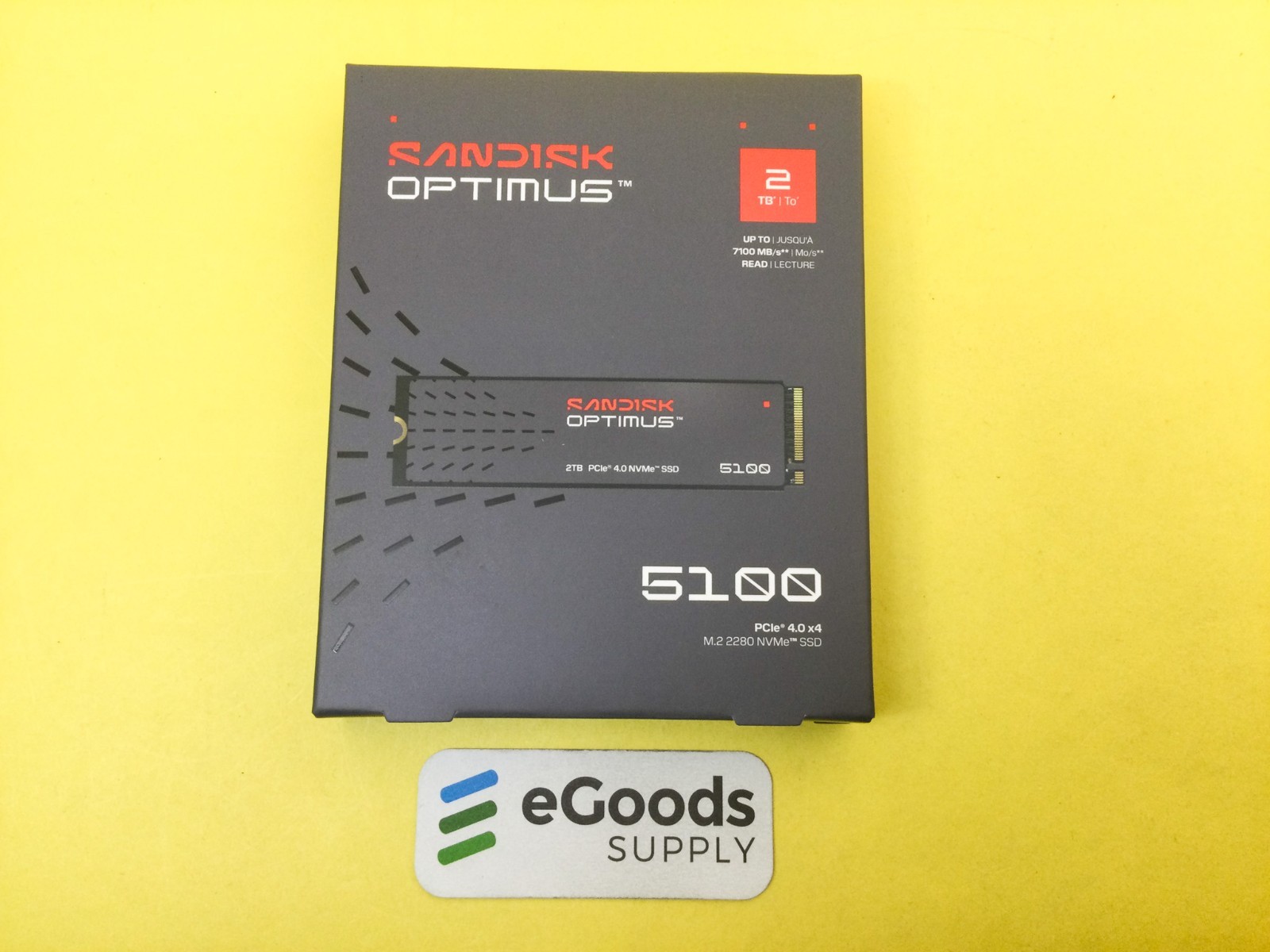 SDSP51200TAN-000G1 SanDisk Optimus 5100 2TB PCIe 4.0 x4 M.2 2280 NVMe SSD New