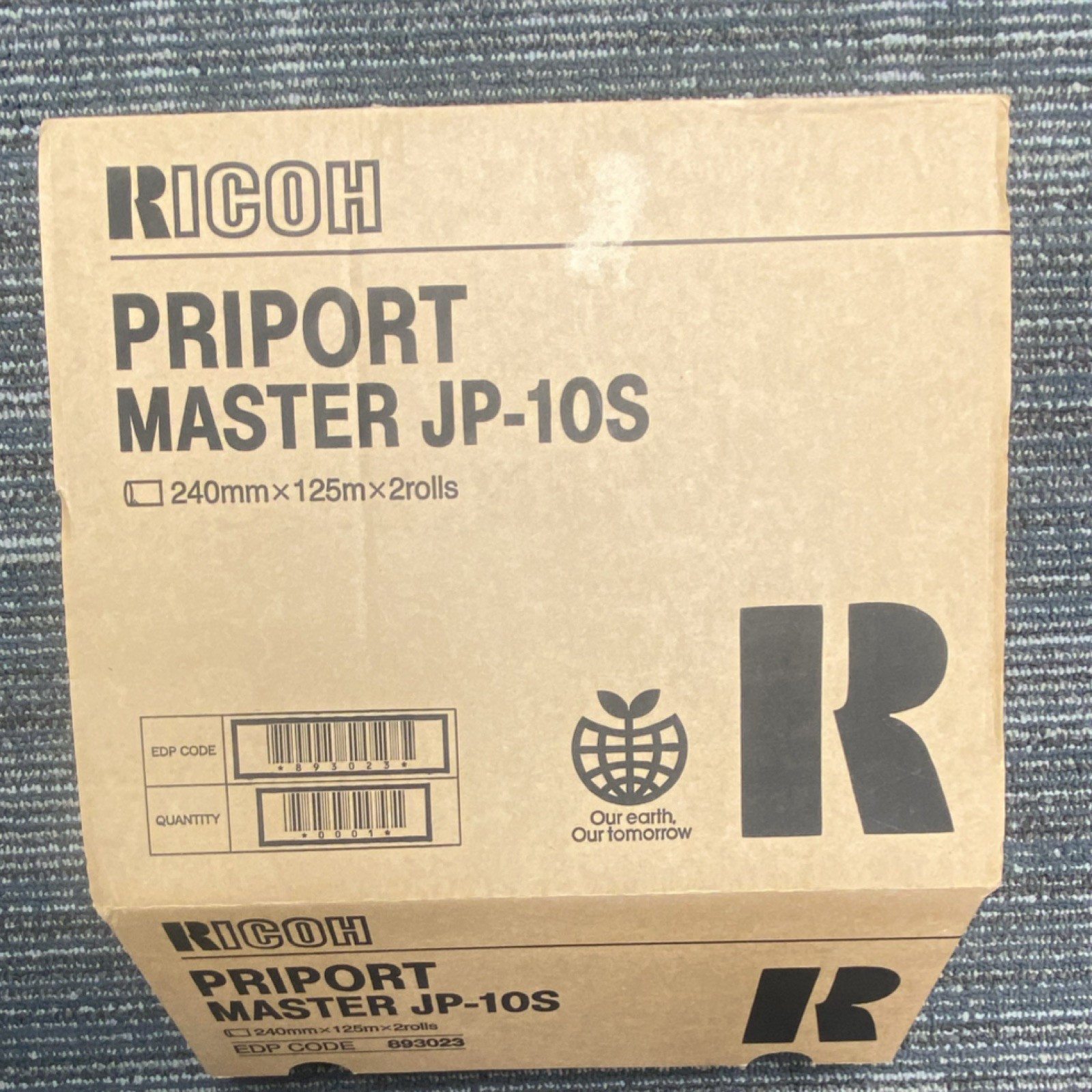 Ricoh Priport Master JP-10S 240mm x 125m 2 Rolls MPN 893023 EDP Code 896953