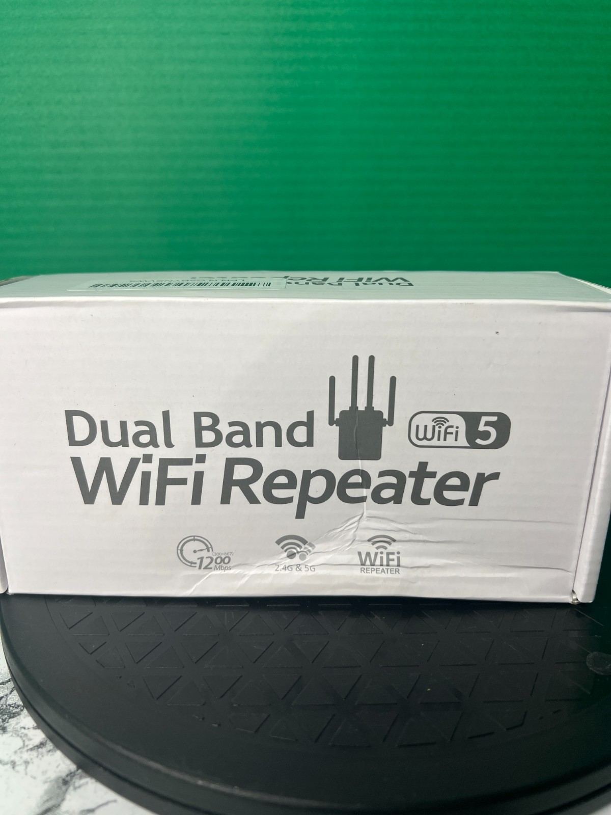 Dual Band WiFi 5 Repeater Extender Signal Booster 1200Mbps 2.4G/5G Wireless AC