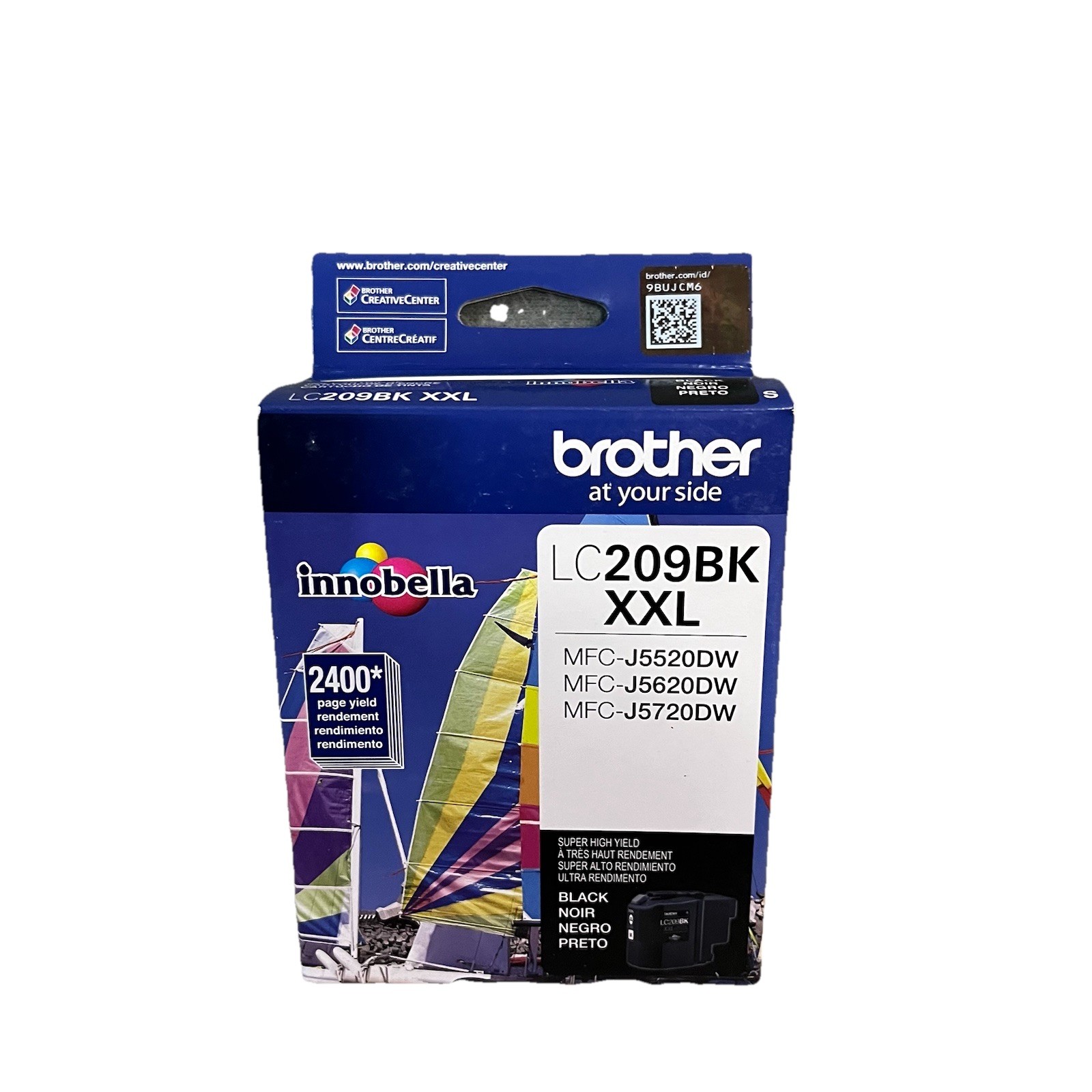Genuine Brother LC209BK Innobella Super High Yield XXL Black Ink Expired 3/2022