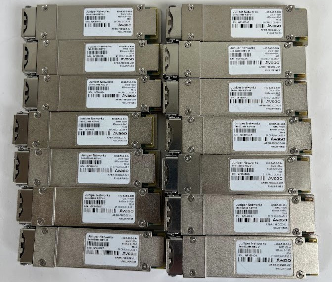 Lot of 105 | Juniper 740-032986 QFX-QSFP-40G-SR4 Transceiver