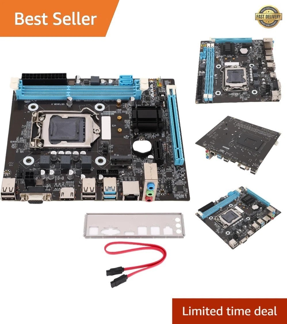 High-Speed Micro ATX Gaming Motherboard H81 LGA 1150 with NVMe Support