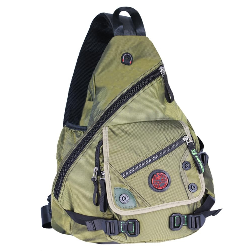 Large Sling Bag Laptop Backpack Cross Body Messenger Bag Shoulder Travel Rucksac