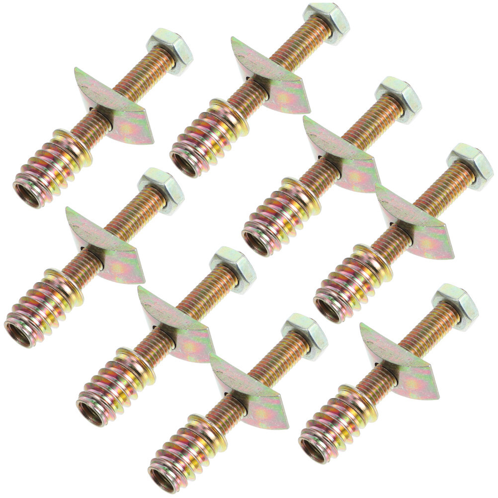 8 Sets Bed Frame Accessories Screw Rod Connection Parts Replacement Screws for