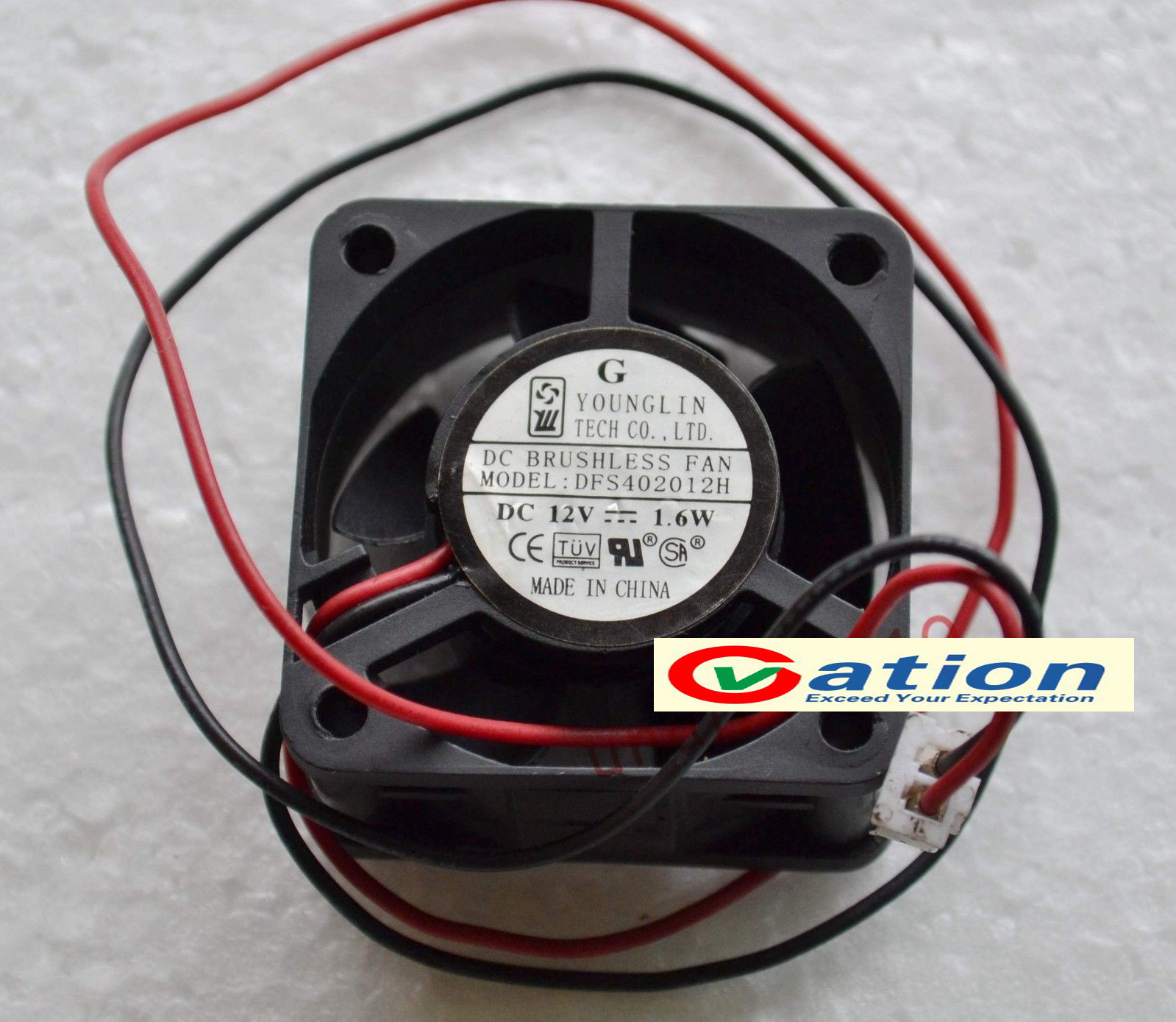 For YOUNGLIN DFS402012H Fan 12V 0.13A 40*40*20mm 2pin--1pc fan