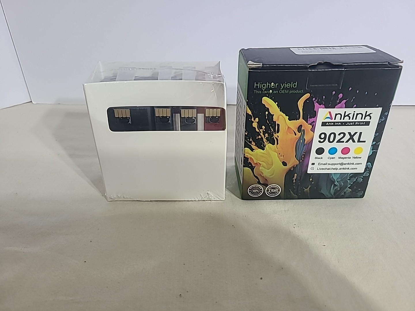 Ankink 902XL Ink Cartridges  4-Pack Black And Colors. Sealed