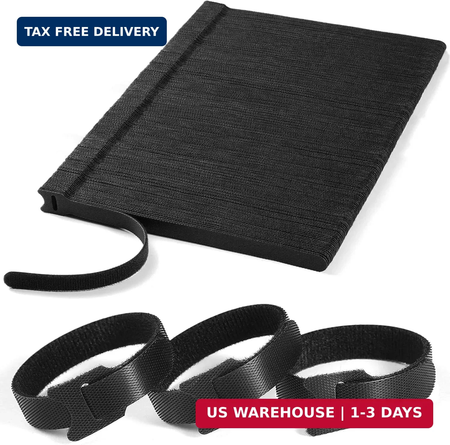 200 PCS 8 Inches Reusable Cable Ties | Adjustable Cord Wraps, Cable Straps | Hoo