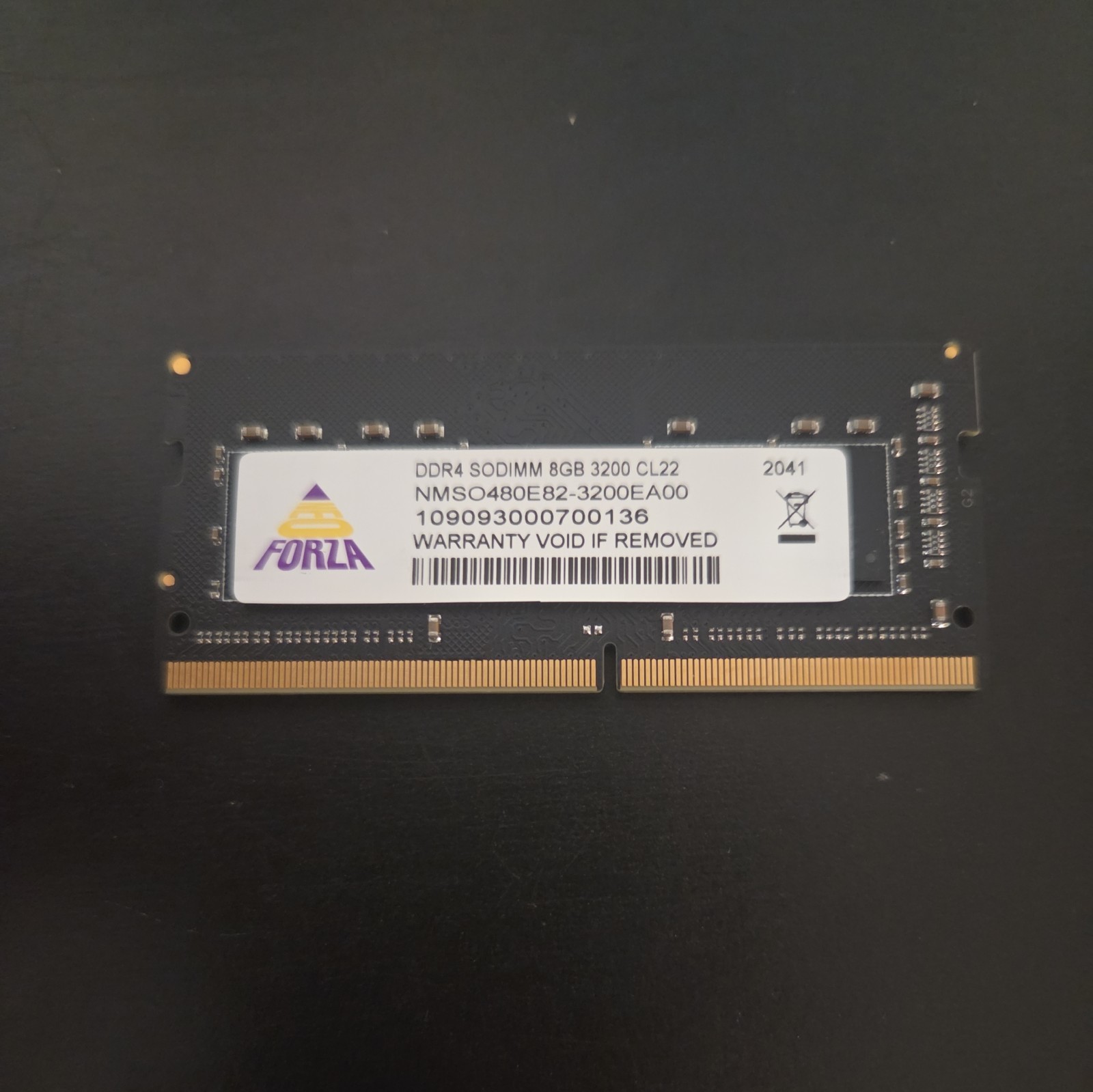 Neo Forza SODIMM 8GB (1x8GB) RAM DDR4 3200MHz NMSO480E82-3200EA00