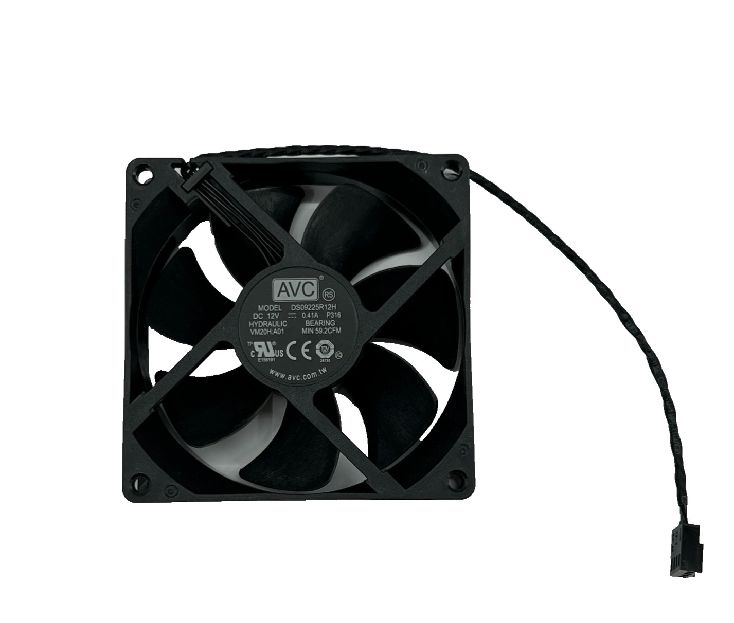 AVC DS09225R12H P502 DC 12V 0.41A 4-wire 4-Pin cooling fan DS09225R12H VM20H
