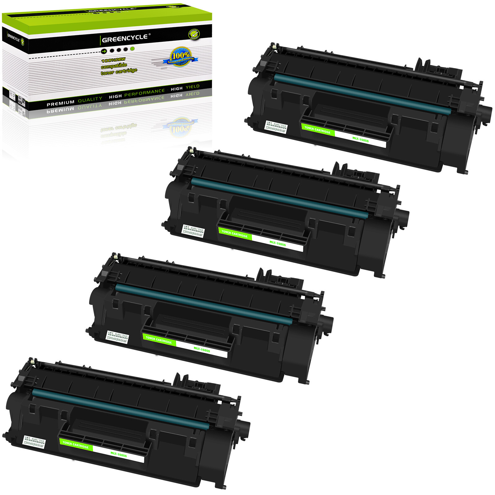 4PK CF280A 80A Laser Toner Cartridge For HP LaserJet Pro 400 M401A M401DW M425DN