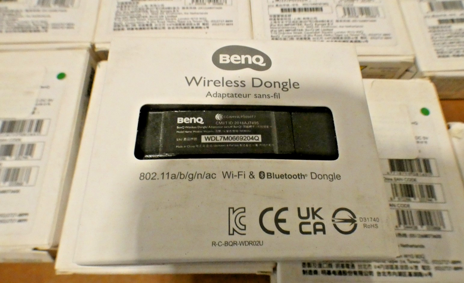 BenQ WDR02U IEEE 802.11ac USB Bluetooth 4.0 Wi-Fi/Bluetooth Combo Adapter (New)