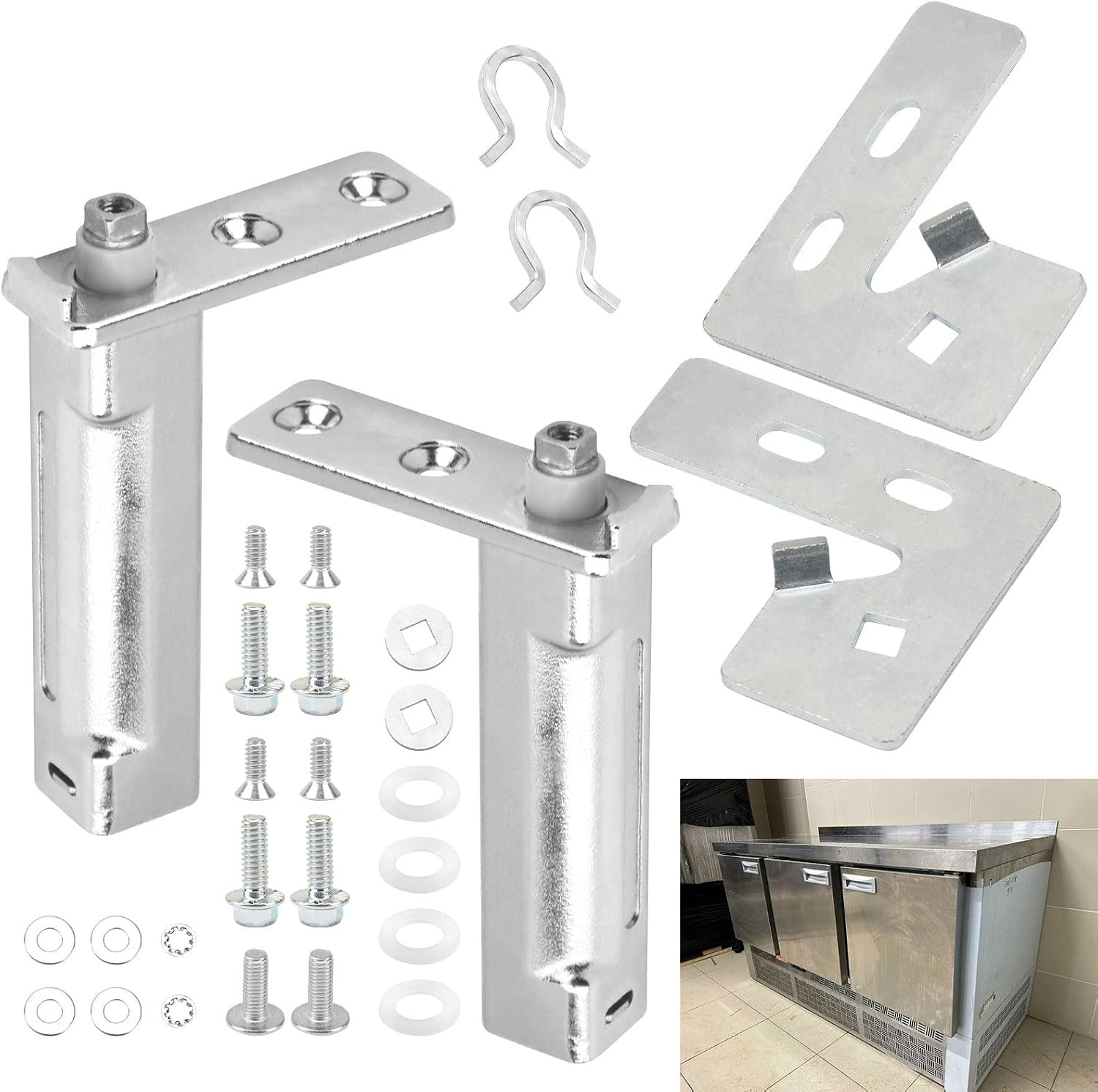 Door Hinge Cartridge 870837 870838 for True QA TSSU TUC TWT Series TSSU48 TWT48