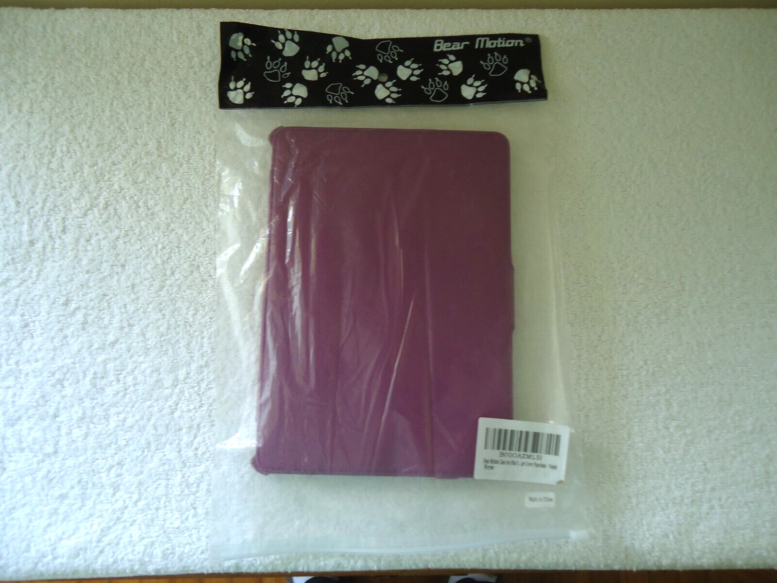 " NIP " Bear Motion Purple Case For Ipad A " Great Gift " See Pics For Sizes
