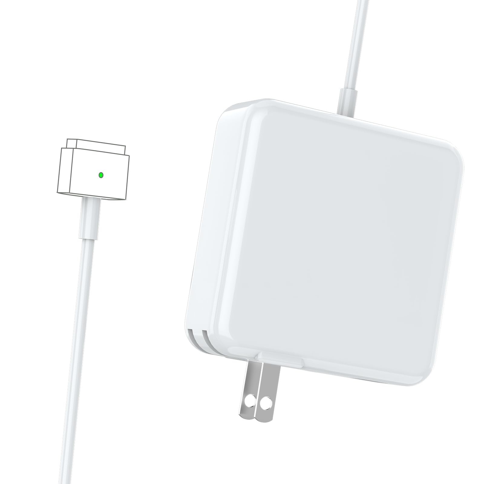 60W Mag 2 TStyle Magnetic Charger for MacBook Pro/Air 11/13 Inch 20122017, Re...