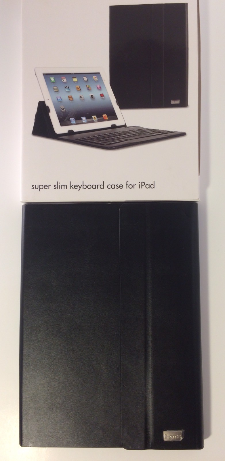 IHOME Super Slim Bluetooth Keyboard Case for IPAD 2 & 3 Generation GOOD WORKING