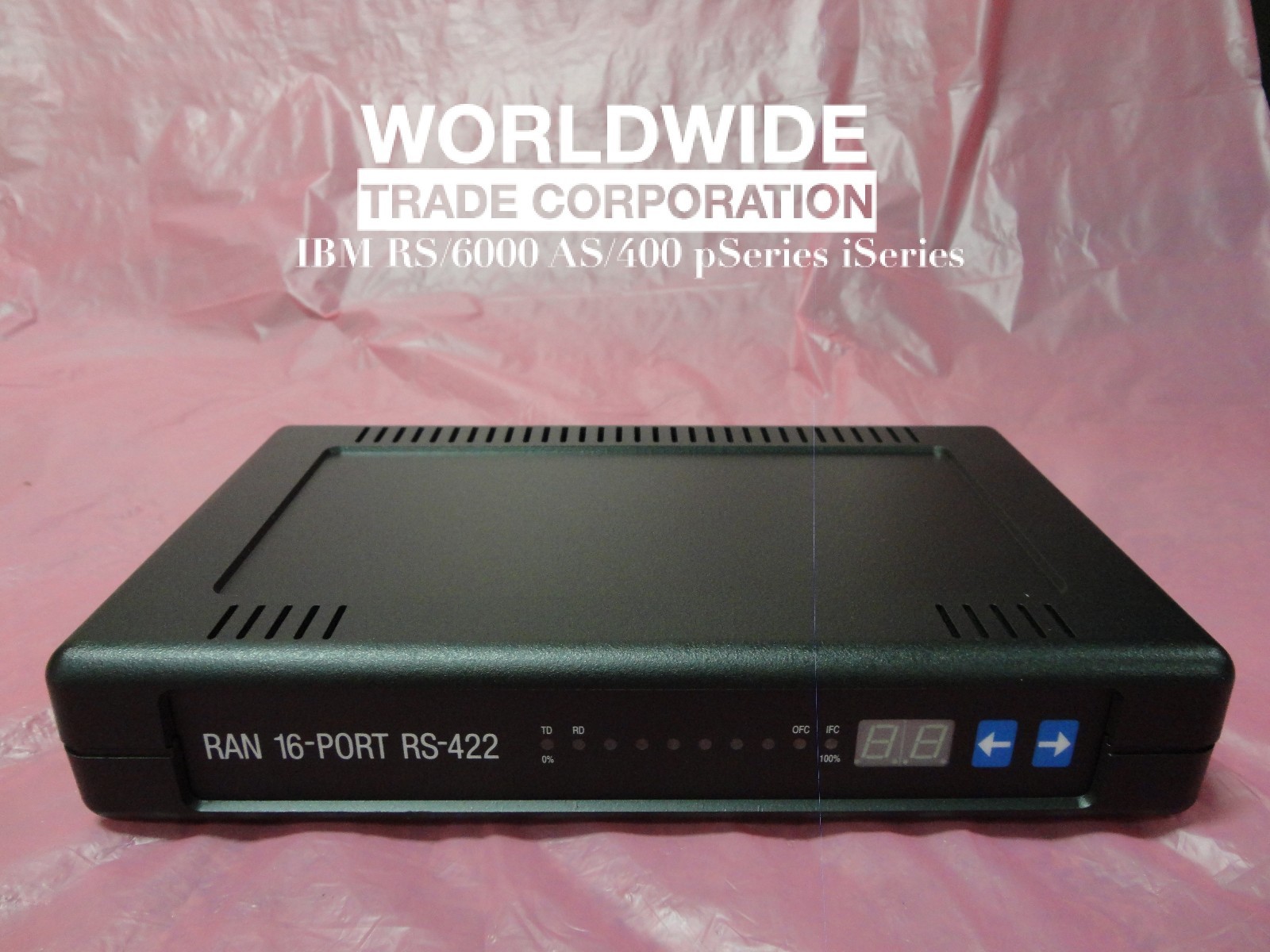 New IBM 93H6563 93H6562 Enhanced 16 Port RS-422 Remote Async Node RS6000,pseries